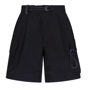 and wander Black Technical Cargo Shorts Utility Gorpcore M